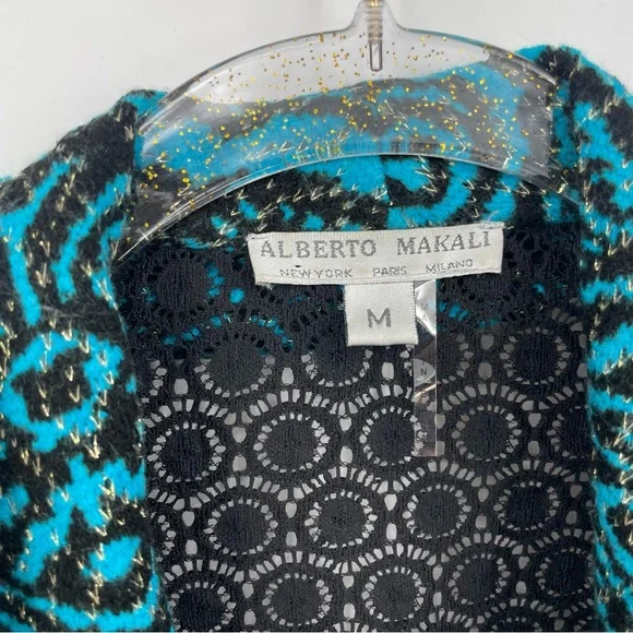 Alberto Makali Waterfall Cardigan Size Medium - Picture 7 of 11